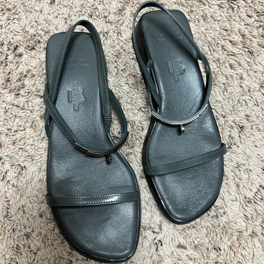 Hermes Gray Sandals